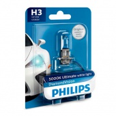 Галогенная лампа H3 Philips Diamond Vision 12336DVB1 5000К