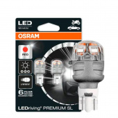 �������� ������������ ���� W16W Osram (W2.1*9.5d) RED (9213R-02B)