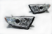 �������� ��� Toyota Highlander (2010-2013) � bi-led ������� �V3 X-LED, ����������� �������