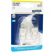 Комплект светодиодных ламп W21W Narva Range Performance White LED