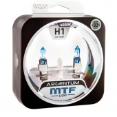 Галогенные лампы H1 MTF Argentum +80% 12V 4000K