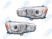 �������� ��� Mitsubishi Outlander XL (2010-2013) � bi-led ������� �5 X-LED, ����������� ������