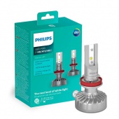 Комплект светодиодных ламп H8/H11/H16 Philips Ultinon LED +160% (11366ULWX2)