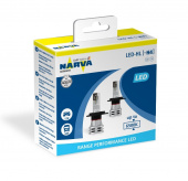 Комплект светодиодных ламп H4 Narva Range Performance LED 6500К
