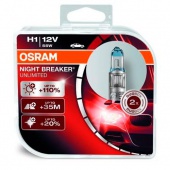 Галогенные лампы H1 Osram Night Breaker Unlimited DuoBox 64150NBU-HCB