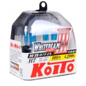 Галогенные лампы H7 KOITO Whitebeam III 12v (55w/100W)