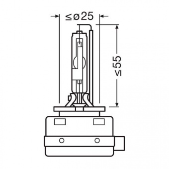   D8S Osram Original Xenarc 66548 (4300)