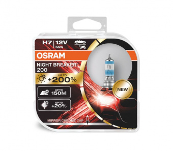   H7 Osram Night Breaker +200 DuoBox 64193NB200-HCB