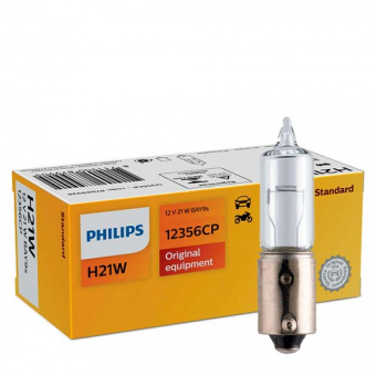 Лампа H21W Philips Standard 12V 12356CP