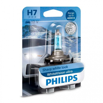 ���������� ����� H7 Philips White Vision Ultra 12972WVUB1