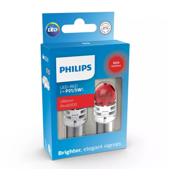    P21/5W Philips RED Ultinon Pro6000 LED (11499RU60X2)