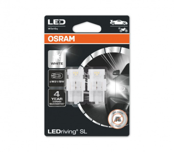    W21/5W Osram 12V-LED (W3*16q) White (7515DWP-02B)