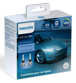    H1 Philips Ultinon Essential LED 6500